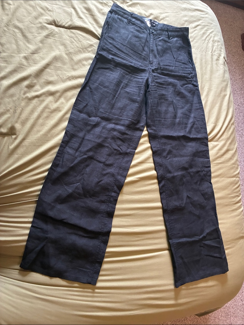 Madewell Black Wide-Leg Pants